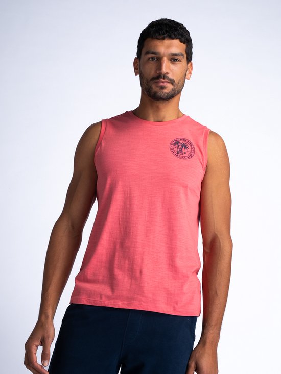 Petrol Industries - Débardeur à imprimé dorsal pour hommes Cancun - Rose - Taille L