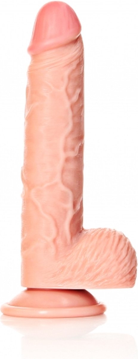 Goedkoopste Dildo with Balls and Suction Cup - 8''/ 20,5 cm