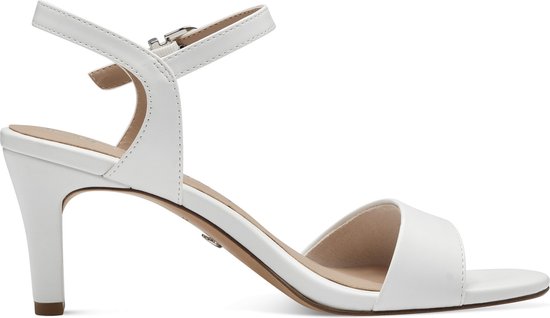 Tamaris Essentials Dames Sandalen - WHITE MATT - Maat 36