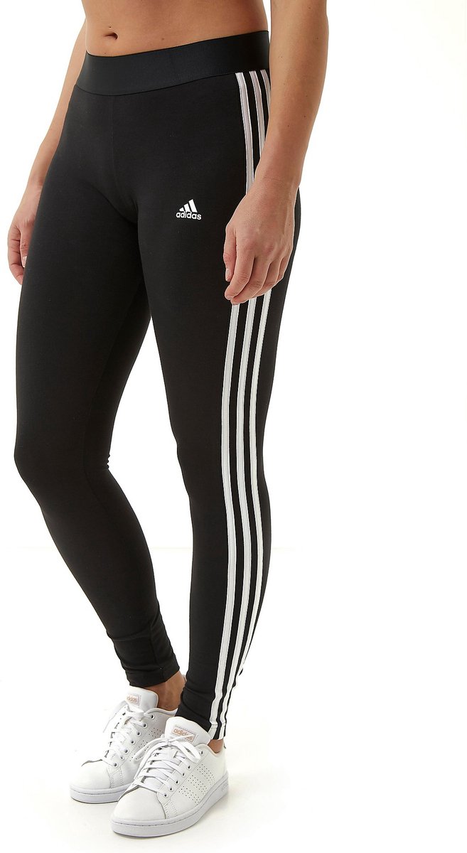 adidas Sportswear LOUNGEWEAR Essentials Legging met 3-Stripes - Dames - Zwart- XS van Merkloos — afbeelding 5