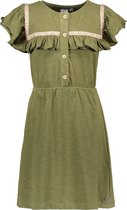 Like Flo Jurk meisje olive maat 128