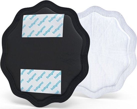 Zoogcompres - Baby Ono Natural Nursing Zwart Borstcompres 24 Stuks 298/02