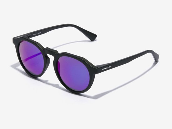 Zonnebril Uniseks Hawkers Warwick Raw Zwart Blauw (Ø 51,9 mm)