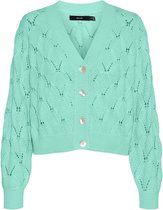 Vero Moda Vest Vmgabby Ls V-neck Cardigan Ga 10260648 Brook Green Dames Maat - L