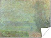 Poster Pad in de mist - Schilderij van Claude Monet - 40x30 cm