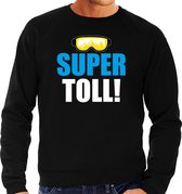 Apres ski trui Supertoll zwart  heren - Wintersport sweater - Foute apres ski outfit/ kleding/ verkleedkleding 2XL