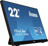 iiyama ProLite T2251MSC-B1 - LED-monitor - 22" (21.5" zichtbaar) - aanraakscherm - 1920 x 1080 Full HD (1080p) - IPS - 250 cdm² - 1000:1 - 7 ms