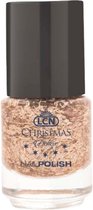 LCN Christmas Deluxe Nailpolish - gouden flitter topcoat - 12ml