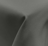 JEMIDI vlekbestendig stoffen tafelkleed rond - 140 cm - Decoratief tafellaken in effen design - Antraciet