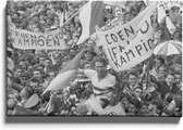Walljar - Feyenoord kampioen '61 - Muurdecoratie - Canvas schilderij