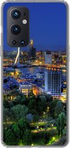 Geschikt voor OnePlus 9 Pro hoesje - Rotterdam - Nederland - Skyline - Siliconen Telefoonhoesje