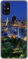Geschikt voor OnePlus Nord N10 5G hoesje - Rotterdam - Nederland - Skyline - Siliconen Telefoonhoesje