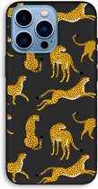 CaseCompany® - iPhone 13 Pro Max hoesje - Luipaard - 100% Biologisch Afbreekbaar - Duurzaam - Biodegradable Soft Case - Milieuvriendelijke Print op Achterkant - Zwarte Zijkanten - Bescherming