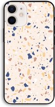 Case Company® - iPhone 12 hoesje - Terrazzo N°23 - 100% Biologisch Afbreekbaar - Duurzaam - Biodegradable Soft Case - Milieuvriendelijke Print op Achterkant - Zwarte Zijkanten - Bescherming O