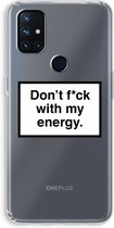 Case Company® - OnePlus Nord N10 5G hoesje - My energy - Soft Case / Cover - Bescherming aan alle Kanten - Zijkanten Transparant - Bescherming Over de Schermrand - Back Cover