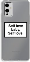 Case Company® - OnePlus 9 hoesje - Self love - Soft Case / Cover - Bescherming aan alle Kanten - Zijkanten Transparant - Bescherming Over de Schermrand - Back Cover