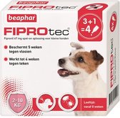 Beaphar fiprotec hond tegen teken en vlooien 2-10 kg 3+1 pip