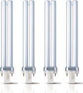 Philips PL-S Spaarlamp G23 - 7W - Koel Wit Licht - Niet Dimbaar - 4 stuks
