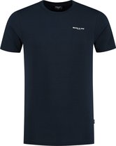 Ballin Amsterdam -  Heren Slim Fit   T-shirt  - Blauw - Maat L