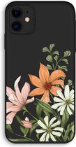 CaseCompany® - iPhone 11 hoesje - Floral bouquet - 100% Biologisch Afbreekbaar - Duurzaam - Biodegradable Soft Case - Milieuvriendelijke Print op Achterkant - Zwarte Zijkanten - Bescherming O