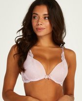 Hunkemöller Dames Lingerie Voorgevormde push-up beugel bh Leonie  - Roze - maat E80