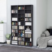vidaXL Cd-kast 102x16x177,5 cm bewerkt hout grijs