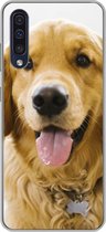 Geschikt voor Samsung Galaxy A50 hoesje - Portret van een super mooie Golden Retriever - Siliconen Telefoonhoesje