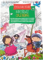 Verjaardagkalender Kleurboek Avonturen - 'Colour your own Birthday Calendar'