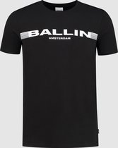 Ballin Amsterdam -  Heren Slim Fit   T-shirt  - Zwart - Maat XXL