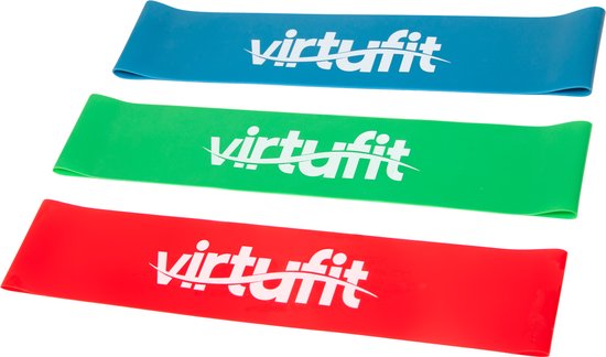 Resistance band - VirtuFit Weerstandsbanden - Fitness Elastieken - 3 stuks  | bol.com