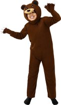 FUNIDELIA Grizzly Beer kostuum voor kinderen - Maat: 107 - 113 cm