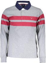 GANT Polo Shirt Long Sleeves Men - S / GRIGIO