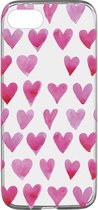 Cellularline - iPhone SE (2020)/8/7/6s/6, hoesje style, watercolor heart