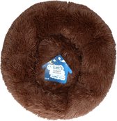 Let's - Sleep Donut - Fluffy Donutmand - Bruin - ø 80 cm