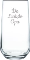 Gegraveerde Drinkglas 47cl De Leukste Opa