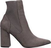 Steve Madden Recite Enkellaarsjes - Enkelboots - Dames - Grijs - Maat 37