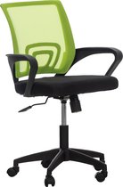 CLP Genius Bureaustoel - Ergonomisch - Voor volwassenen - Met armleuningen - Netbekleding -, Kleur:groen