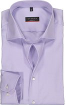 ETERNA modern fit overhemd - niet doorschijnend twill heren overhemd - lila - Strijkvrij - Boordmaat: 43