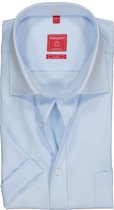 Redmond regular fit overhemd - korte mouw - lichtblauw - Strijkvriendelijk - Boordmaat: 43/44
