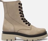 Ann Rocks Veterboots taupe - Maat 40