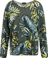 TAIFUN Dames Trui met exotische print all-over