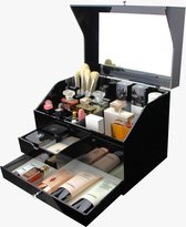 Make up organizer Luna | Beauty Box | Cosmetica Organizer| opbergdoos | Make-up organizer | Beautybox | Vitrine boxje | Glazen box |Makeup organizer |Beauty organizer | Makeupbox |