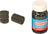 Elvedes rubberen O-ringen voor rem- / schakelkabel ø1,1-1,5mm - zwart (potje met 250 stuks)