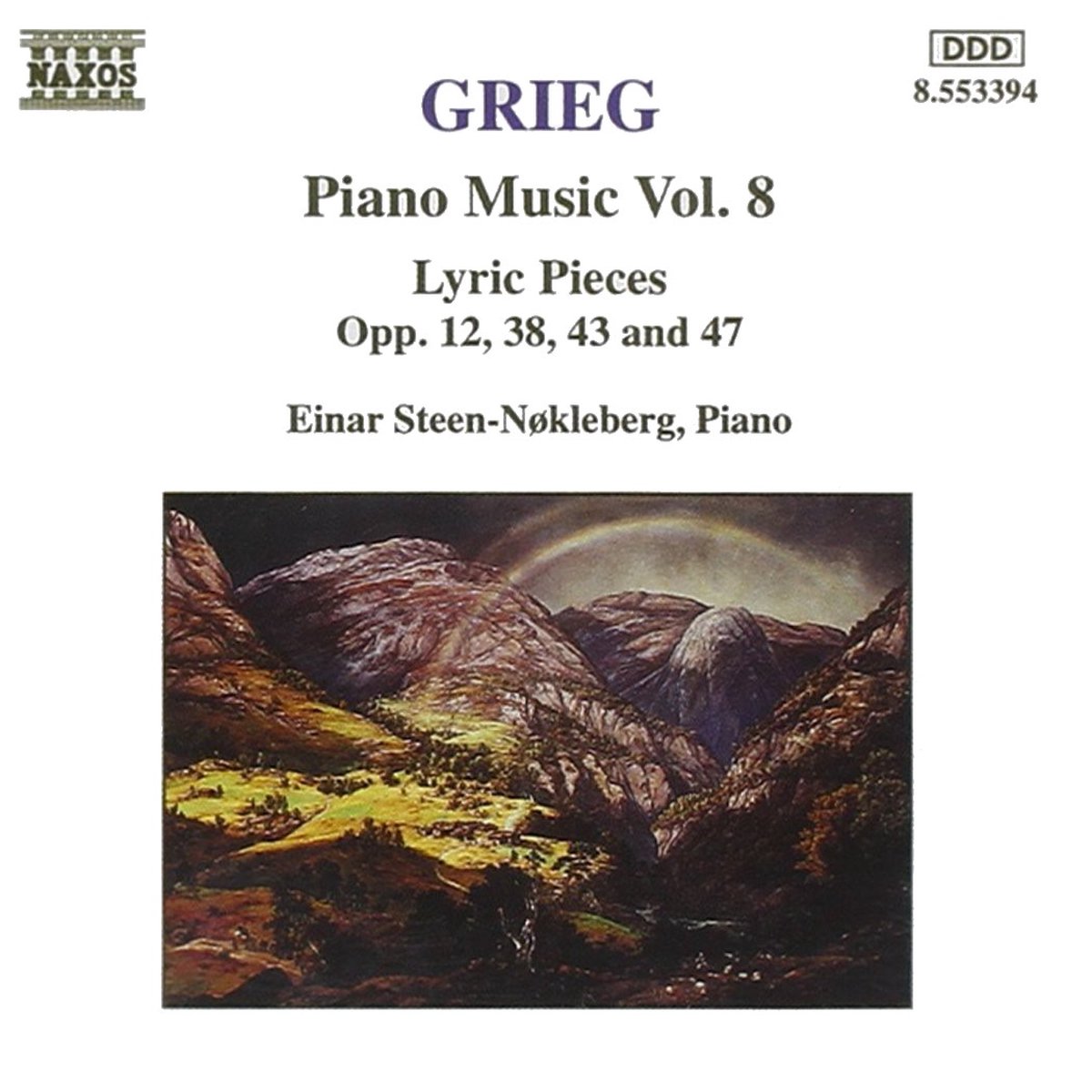 Einar Steen-Nokleberg - Grieg: Piano Music 8 (CD)