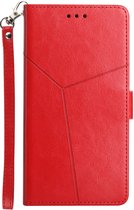 Book Case - Motorola Moto G51 Hoesje - Rood