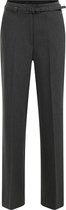 WE Fashion Dames gemêleerde wide leg pantalon