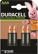 2. Duracell Rechargeable AAA 900mAh batterijen