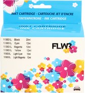 FLWR - Inktcartridge / 363 / 6-pack Zwart en Kleur - Geschikt voor HP