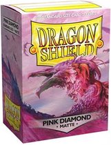 Dragonshield 100 Box Sleeves Matte Pink Diamond