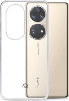 Mobilize Gelly Doorzichtig Telefoonhoesje geschikt voor Huawei P50 Pro Hoesje Flexibel TPU Backcover - Transparant